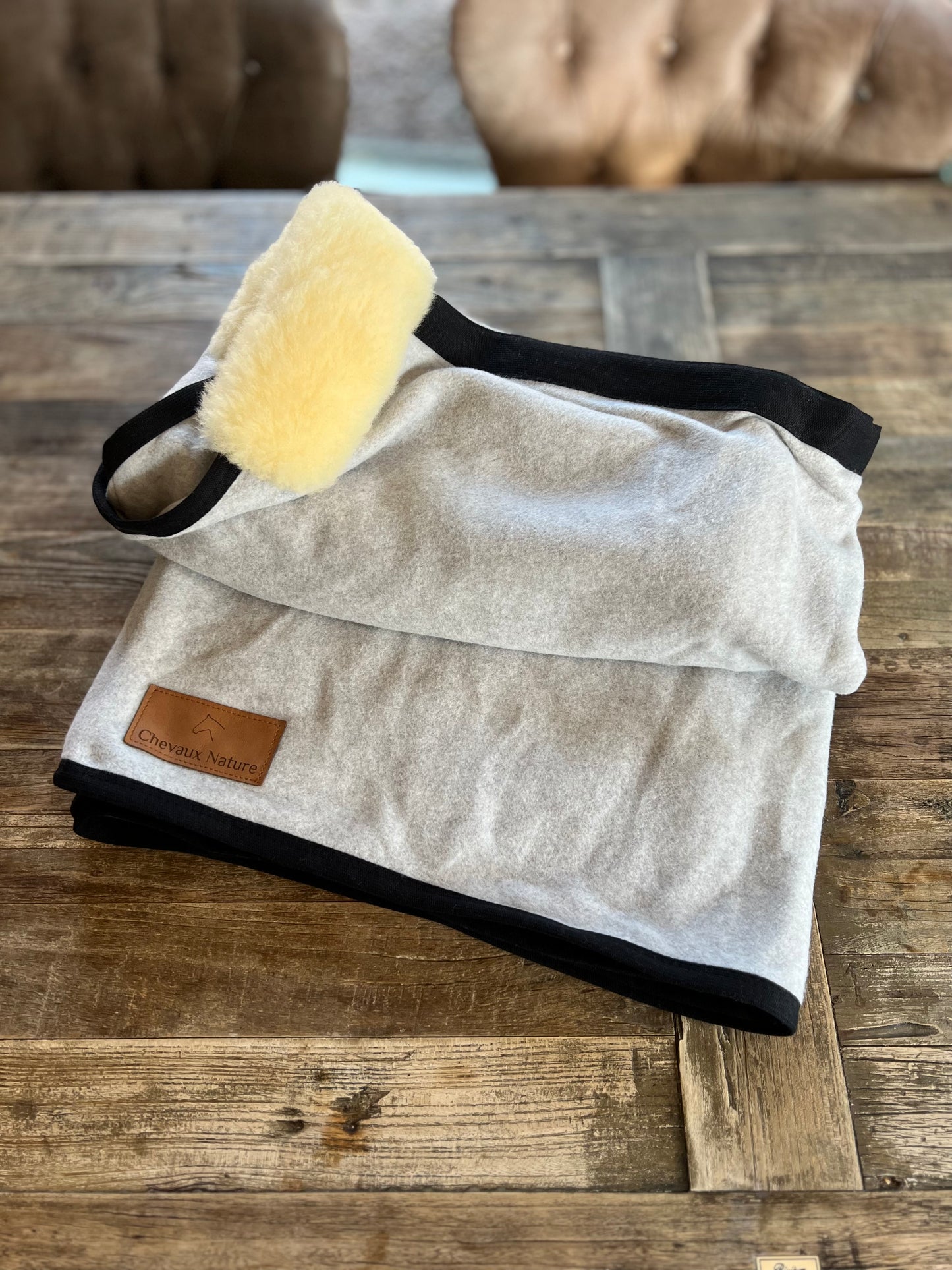 Abschwitzdecke aus 100 % Bio-Baumwolle SALE (altes Logo)
