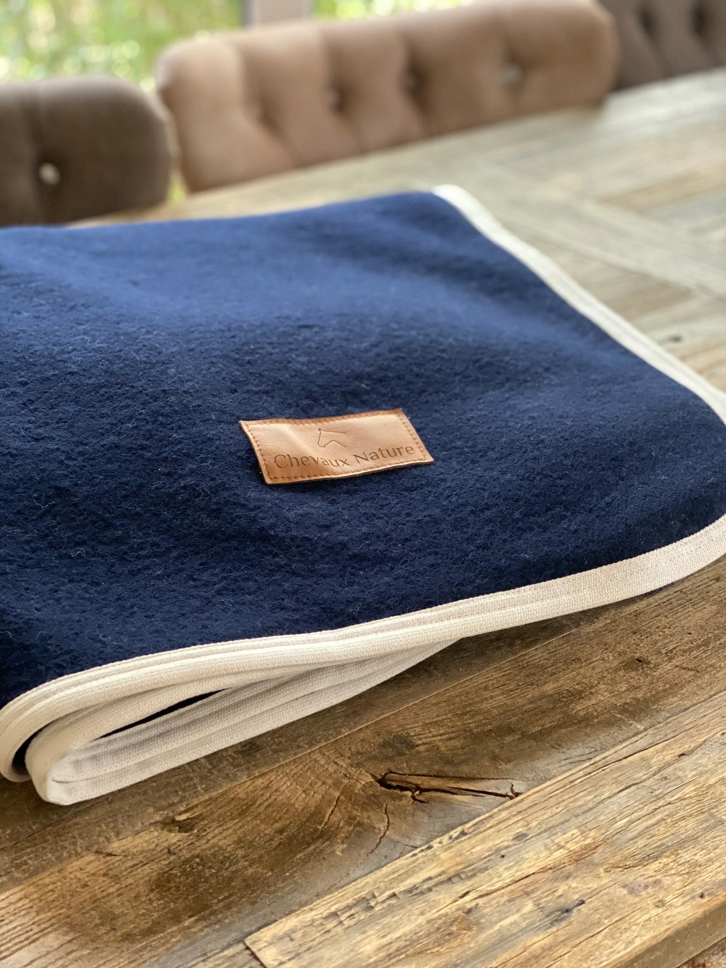 Abschwitzdecke aus 100 % Wolle